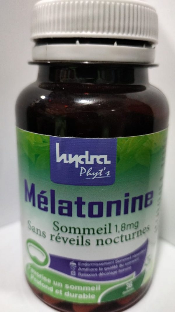 Melatonine 1,8 mg sommeil sans réveils nocturnes 36 gelules