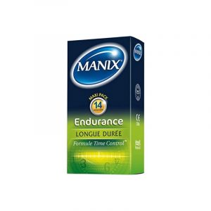 MANIX ENDURANCE 14 PRÉSERVATIFS