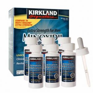 Minoxidil 5 kirkland 6×60ml solution anti chute cheveux original