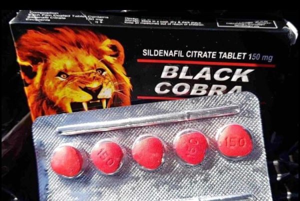 BLACK COBRA 150mg Sildenafil Dysfonction Erectile ORIGINAL