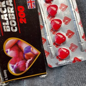 Black Cobra 200MG Aphrodisiaque ORIGINAL